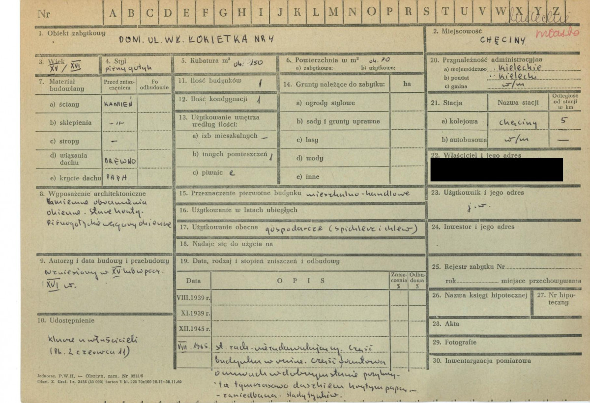 KZ - Karta zielona, skan nr 1