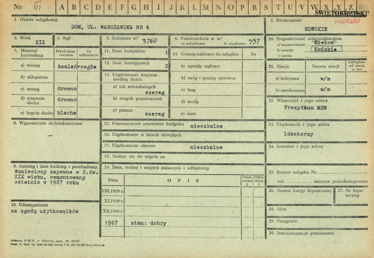 Karta zielona, skan nr 1