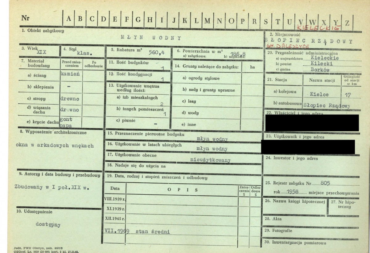 KZ - Karta zielona, skan nr 1