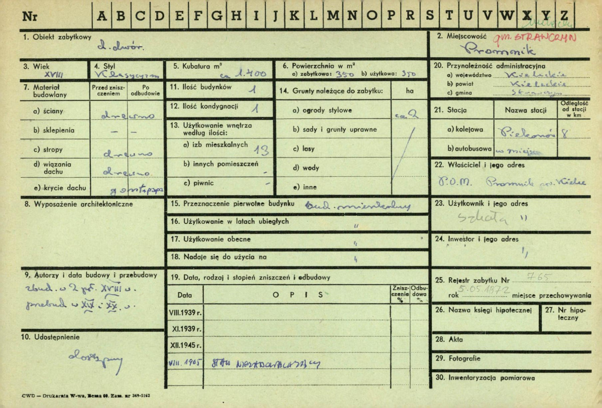 Karta zielona, skan nr 1