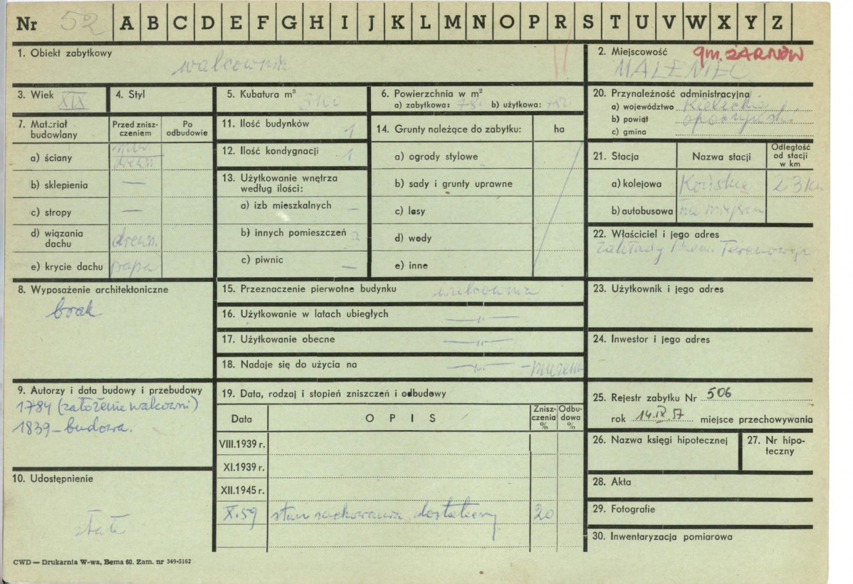 Karta zielona, skan nr 1