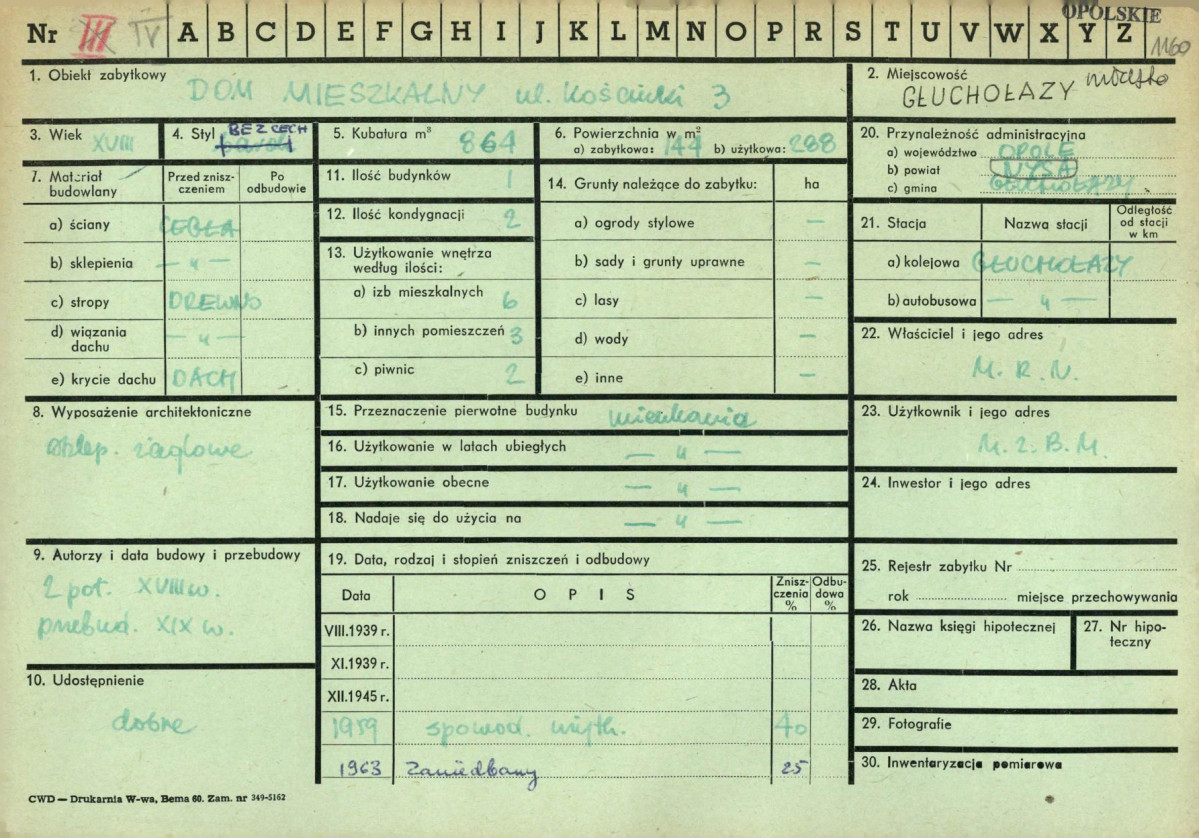 KZ - Karta zielona, skan nr 1