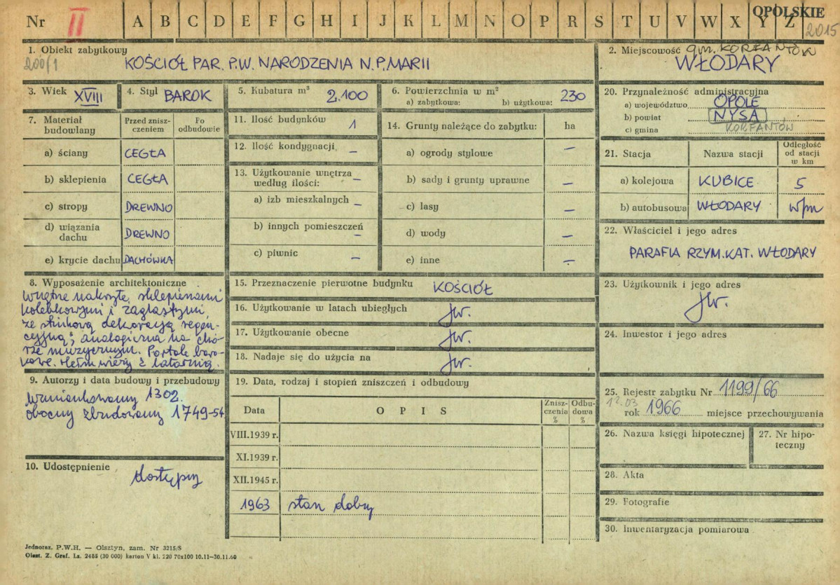 KZ - Karta zielona, skan nr 1