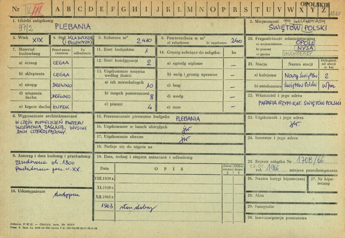 KZ - Karta zielona, skan nr 1