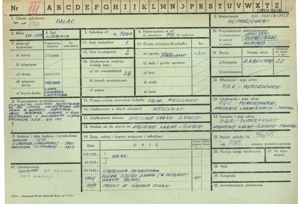 Karta zielona, skan nr 1