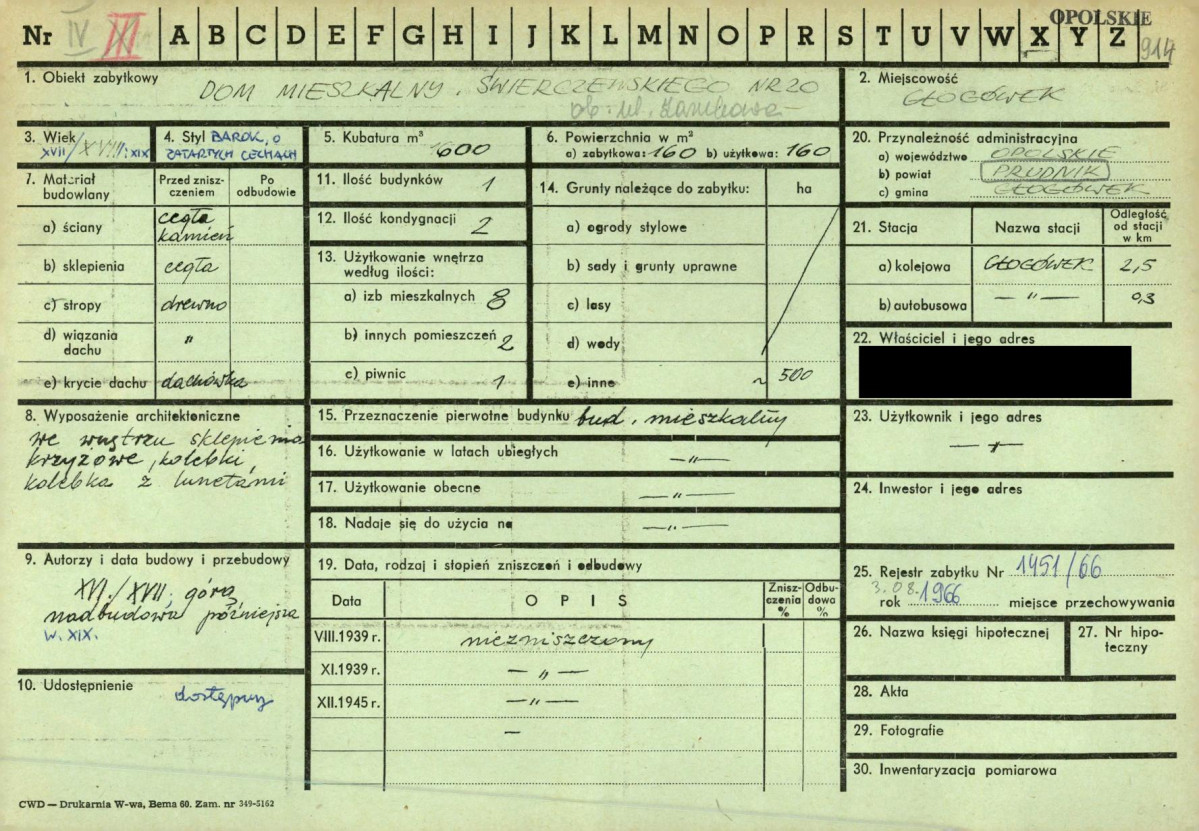 KZ - Karta zielona, skan nr 1