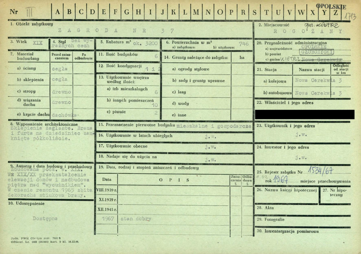 KZ - Karta zielona, skan nr 1