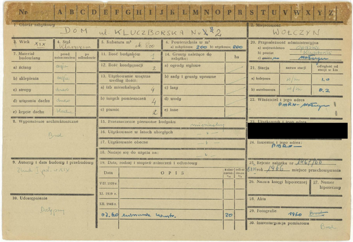 KZ - Karta zielona, skan nr 1