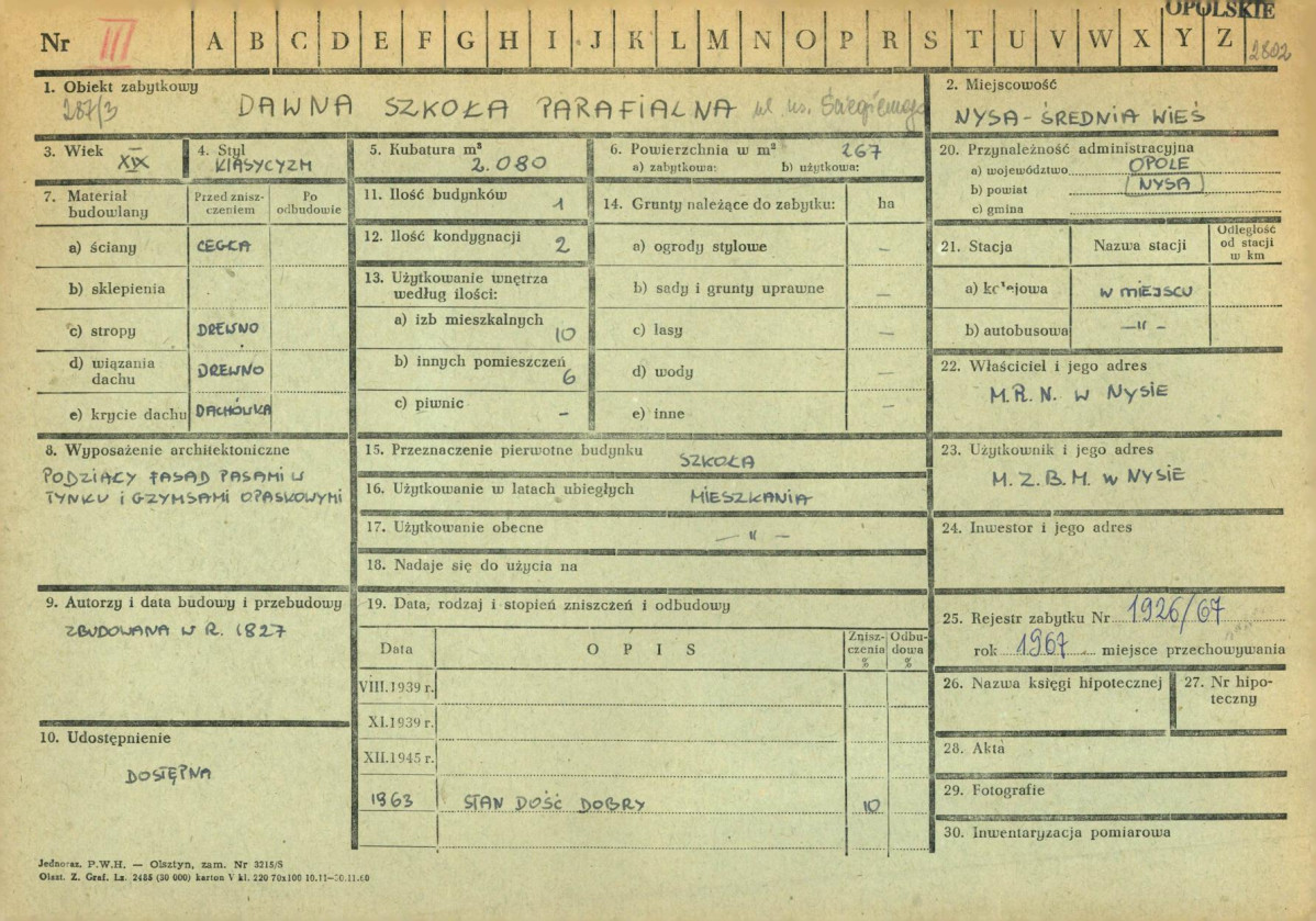 KZ - Karta zielona, skan nr 1