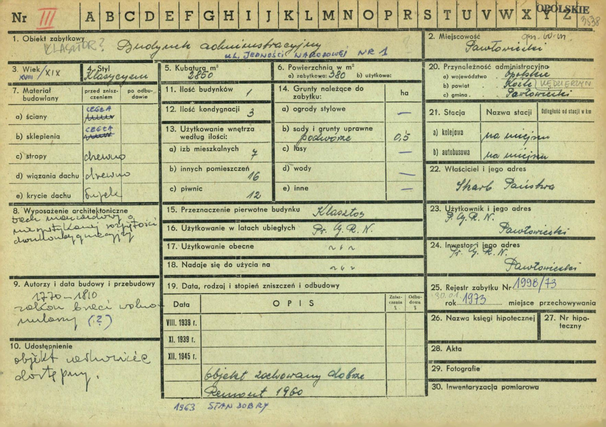 KZ - Karta zielona, skan nr 1