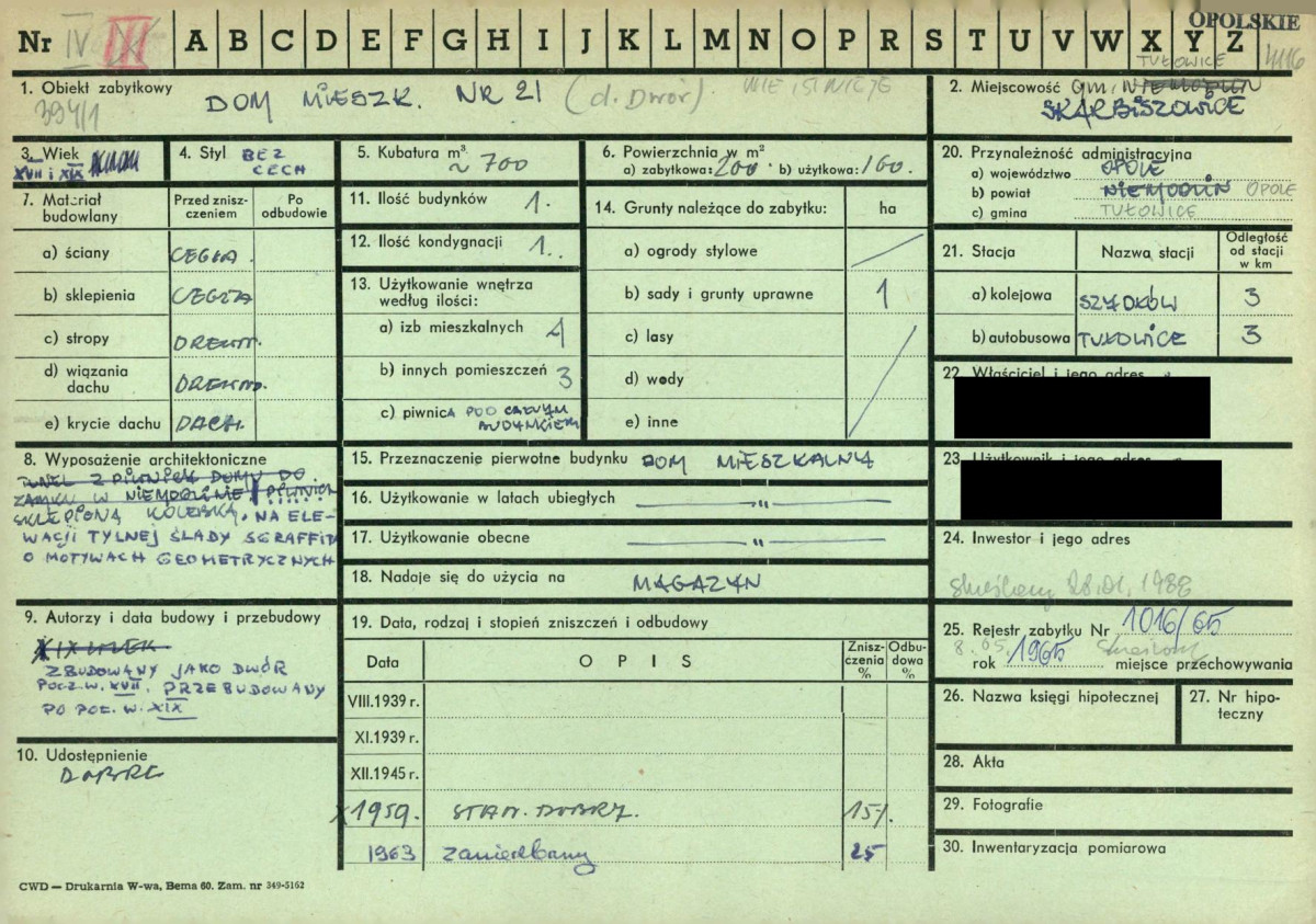 KZ - Karta zielona, skan nr 1