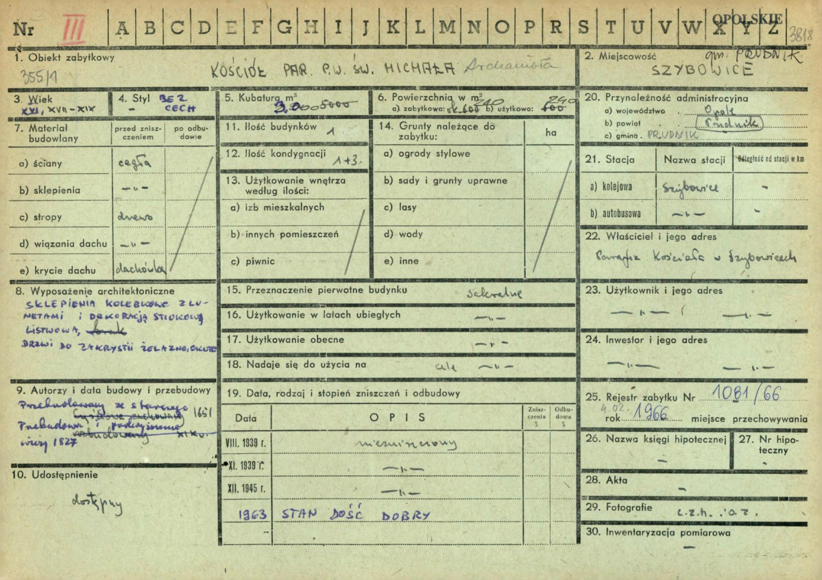 KZ - Karta zielona, skan nr 1