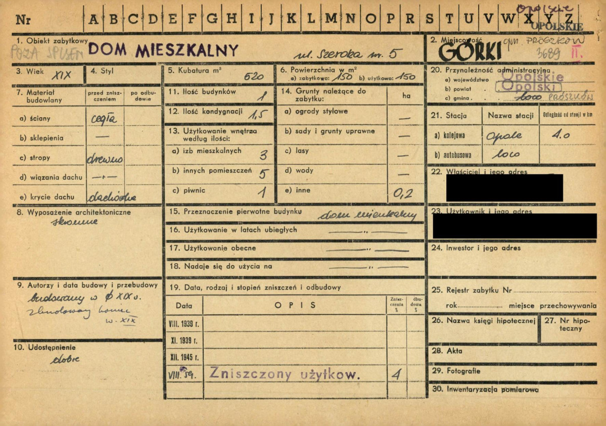 KZ - Karta zielona, skan nr 1