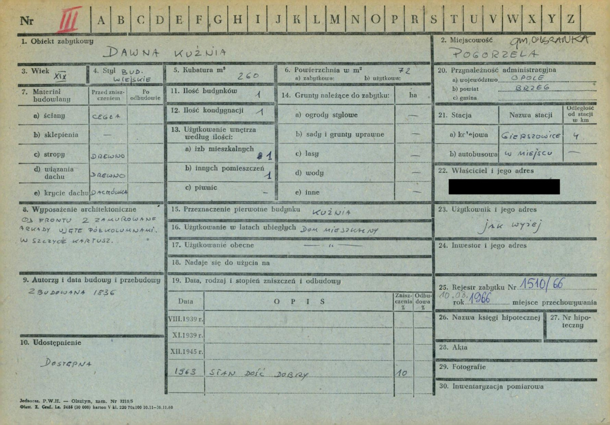 KZ - Karta zielona, skan nr 1