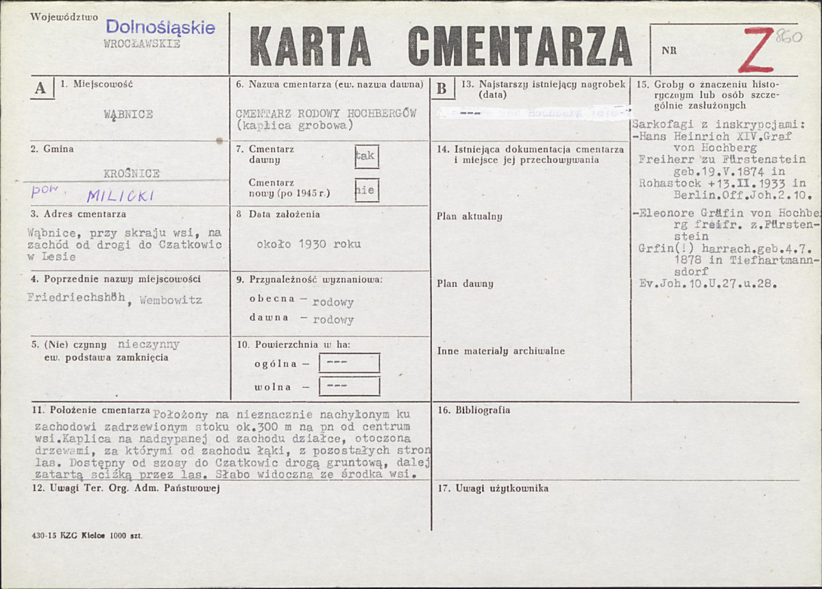 Karta cmentarza, skan nr 1