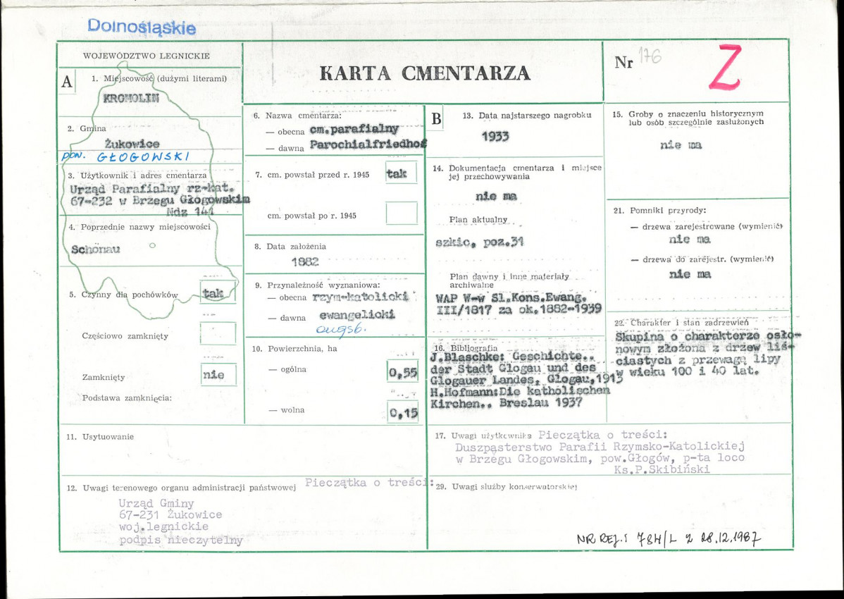 Karta cmentarza, skan nr 1