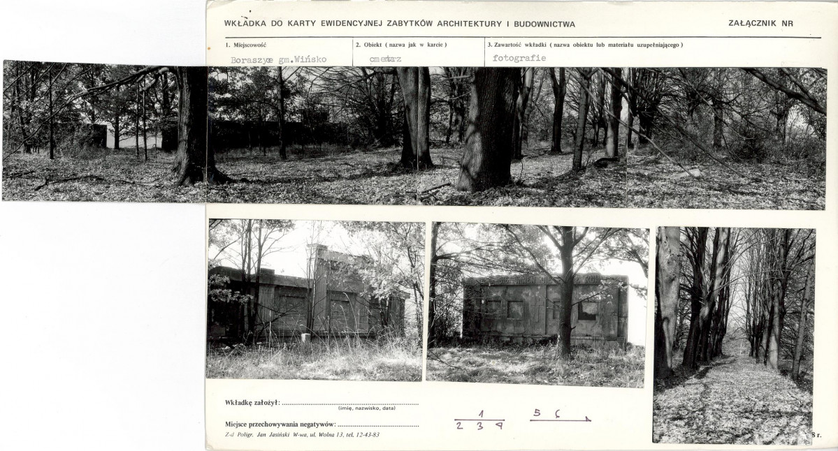 Karta cmentarza, skan nr 5