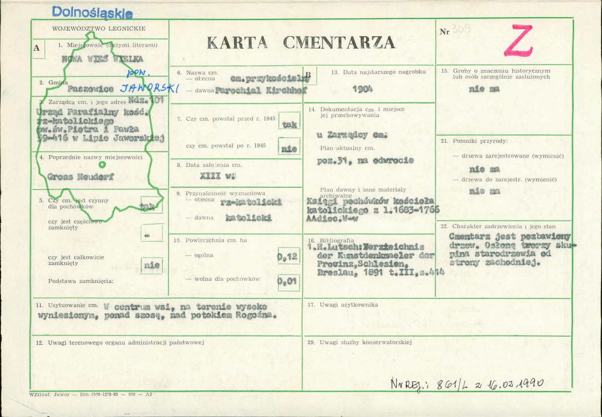 Karta cmentarza, skan nr 1