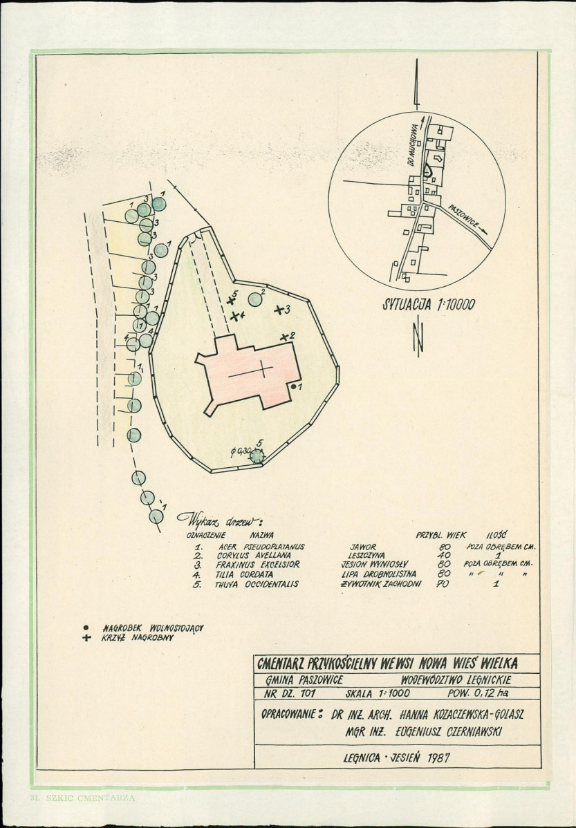 Karta cmentarza, skan nr 3