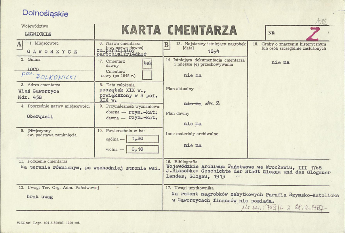 Karta cmentarza, skan nr 1