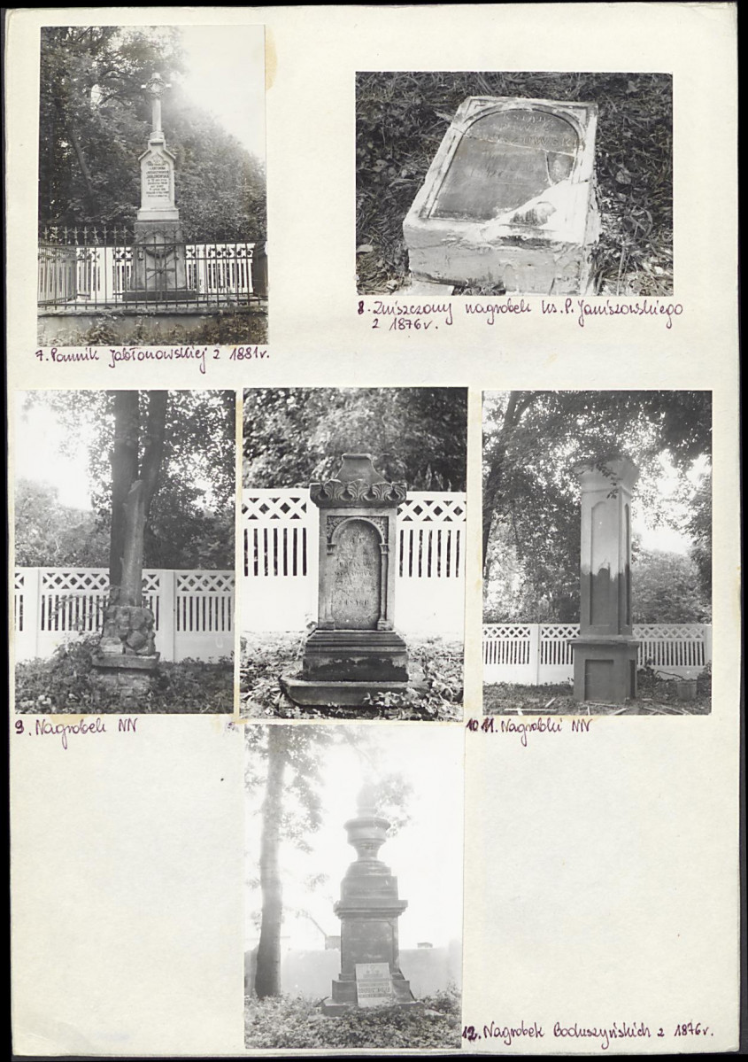 Karta cmentarza, skan nr 5