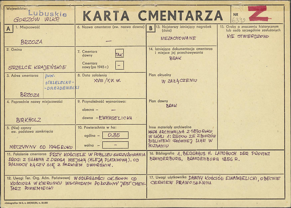 Karta cmentarza, skan nr 1