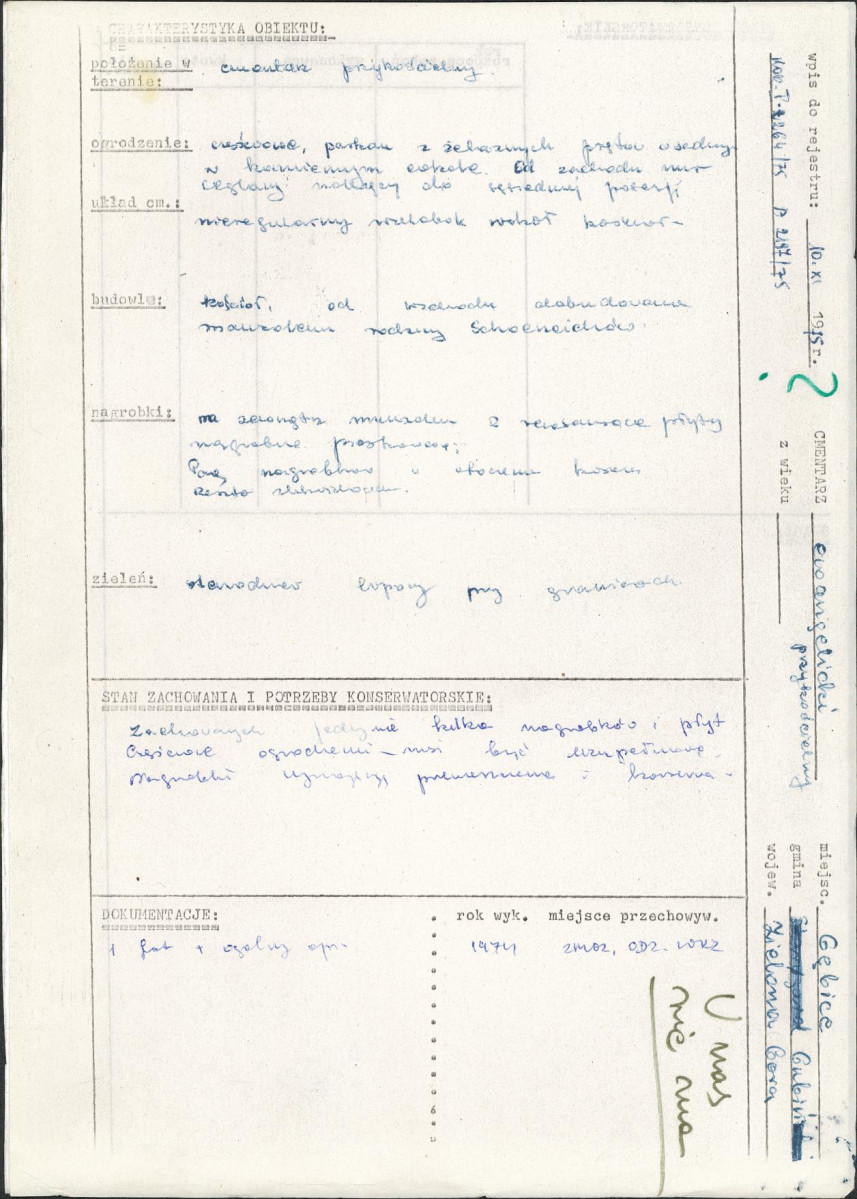 Karta cmentarza, skan nr 5