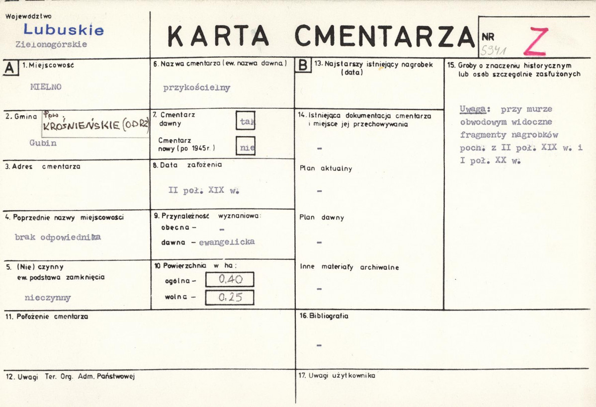 Karta cmentarza, skan nr 1