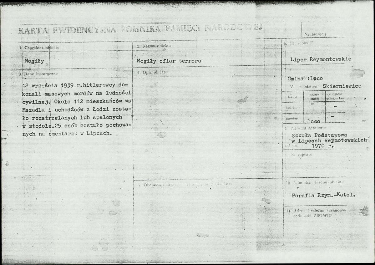 Karta cmentarza, skan nr 10