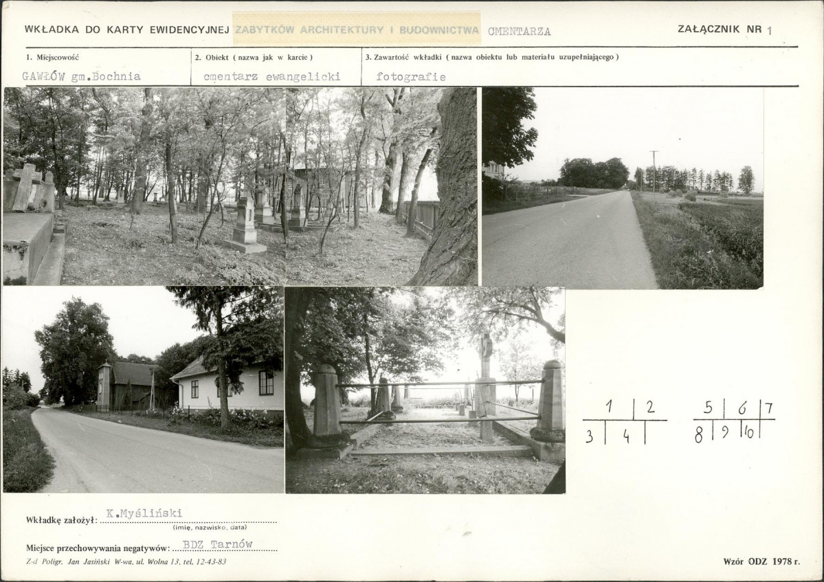 Karta cmentarza, skan nr 5