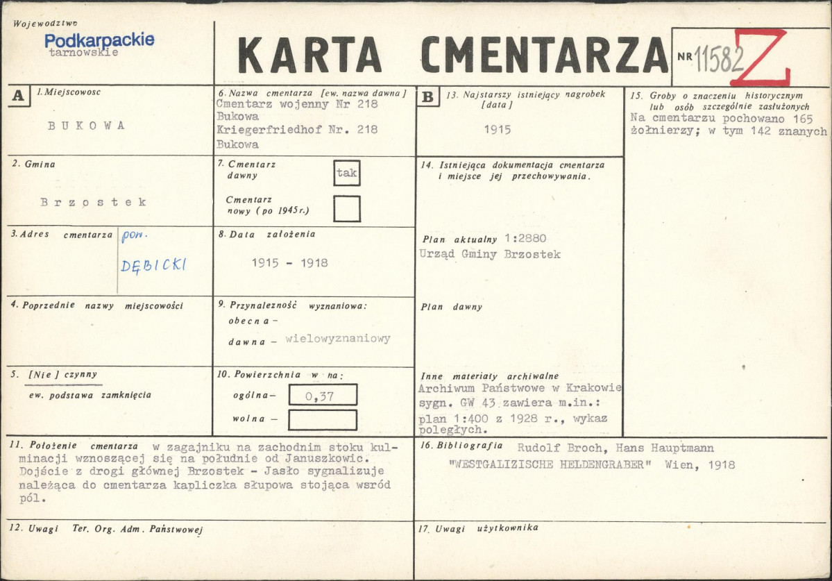 Karta cmentarza, skan nr 1