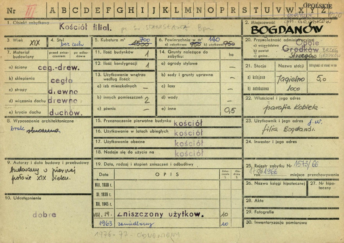 KZ - Karta zielona, skan nr 1