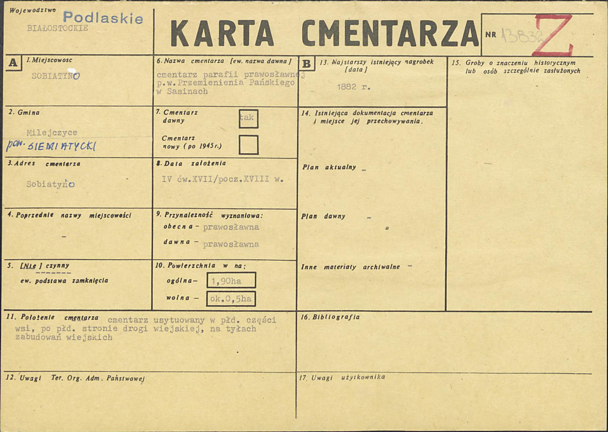 Karta cmentarza, skan nr 1