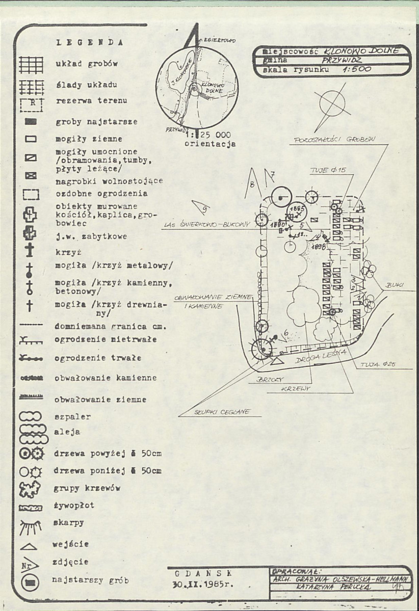 Karta cmentarza, skan nr 3