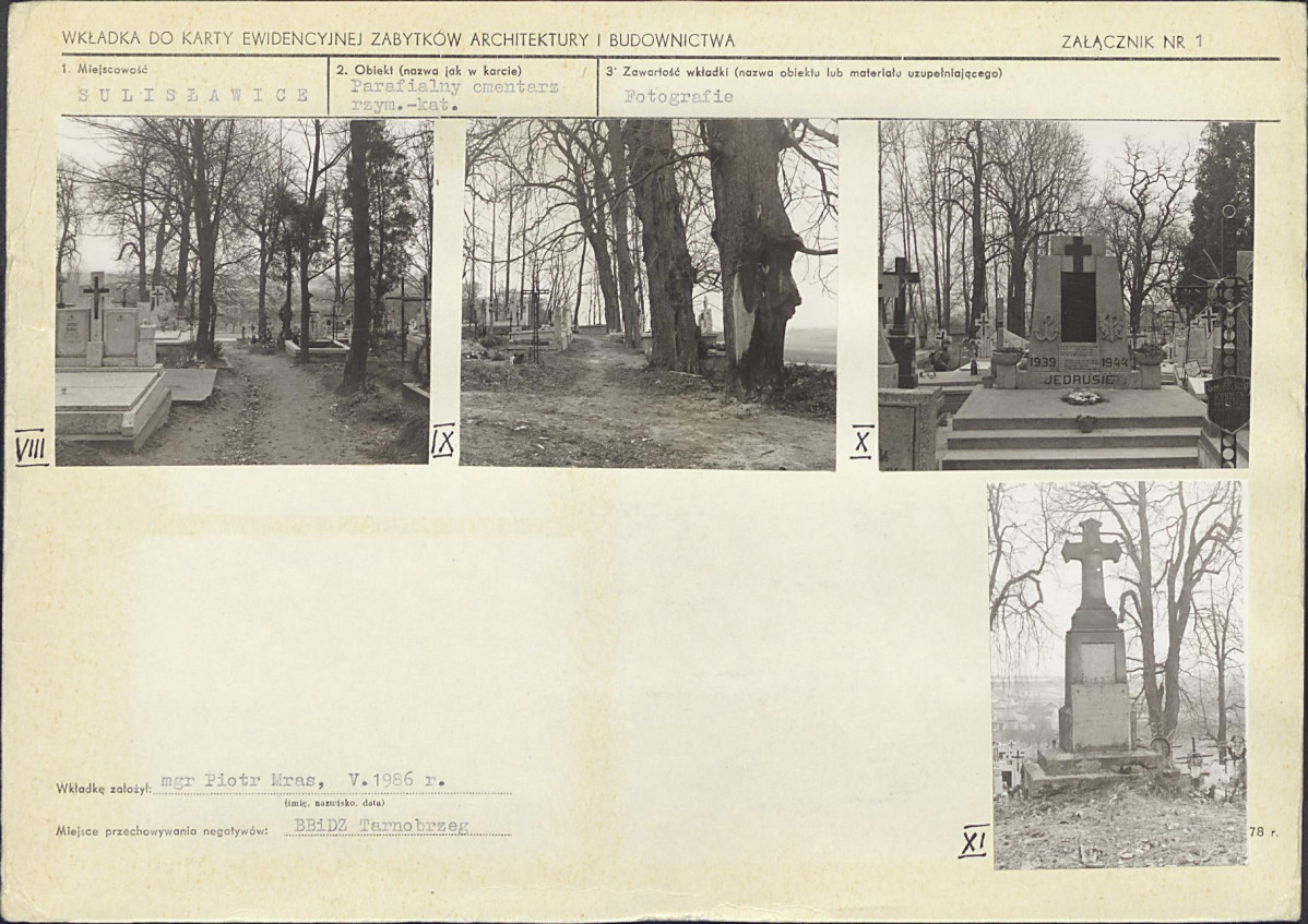 Karta cmentarza, skan nr 5