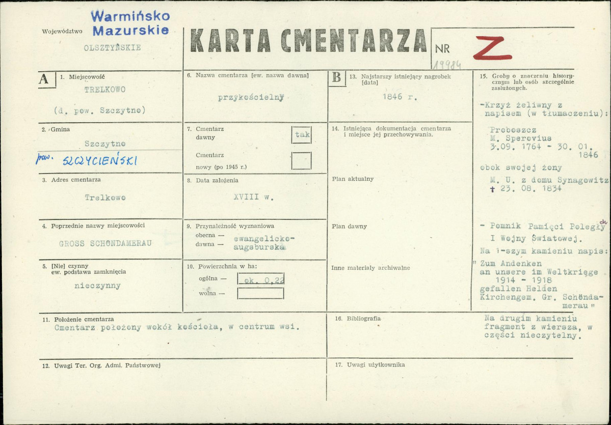 Karta cmentarza, skan nr 1