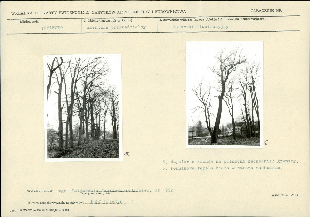 Karta cmentarza, skan nr 5