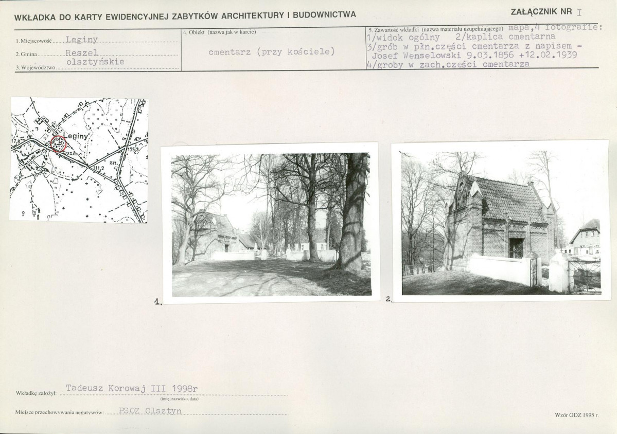 Karta cmentarza, skan nr 5