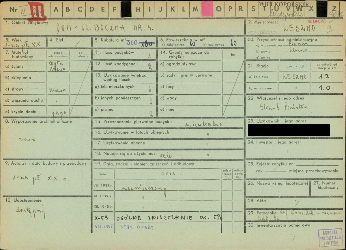 KZ - Karta zielona, skan nr 1