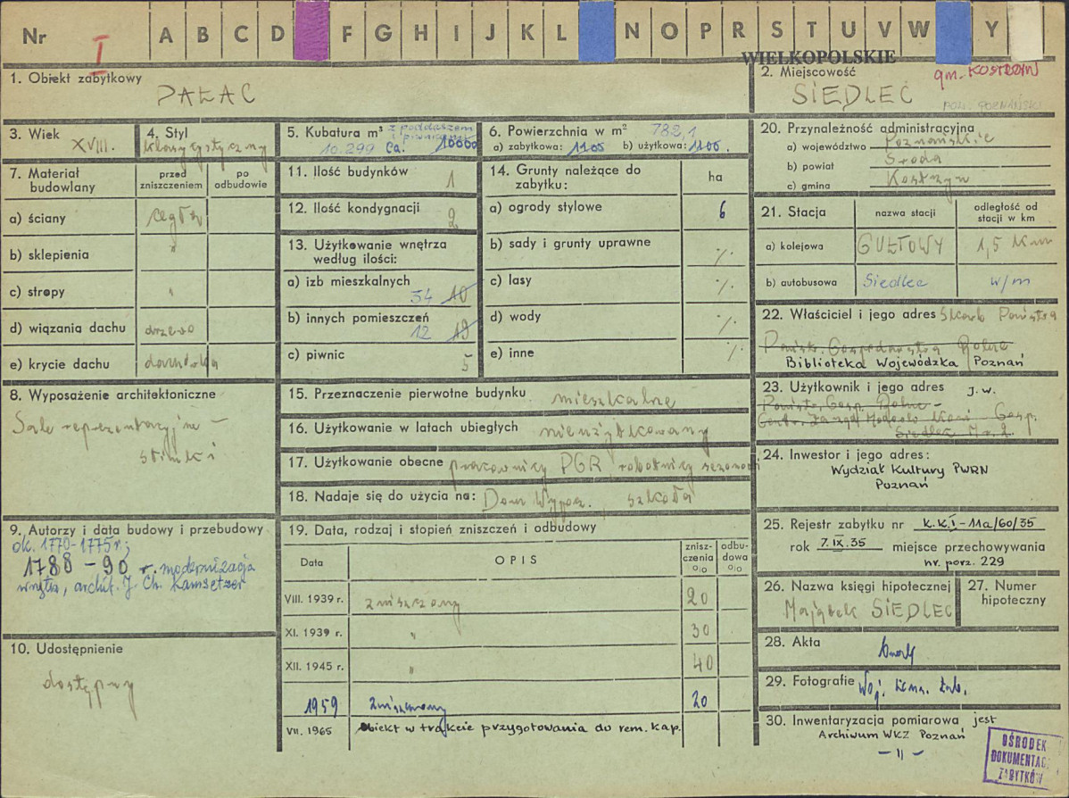 KZ - Karta zielona, skan nr 1
