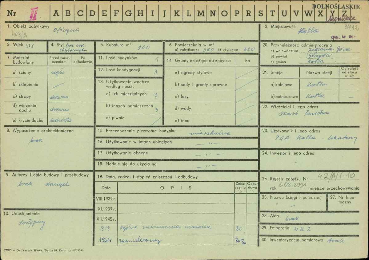 Karta zielona, skan nr 1