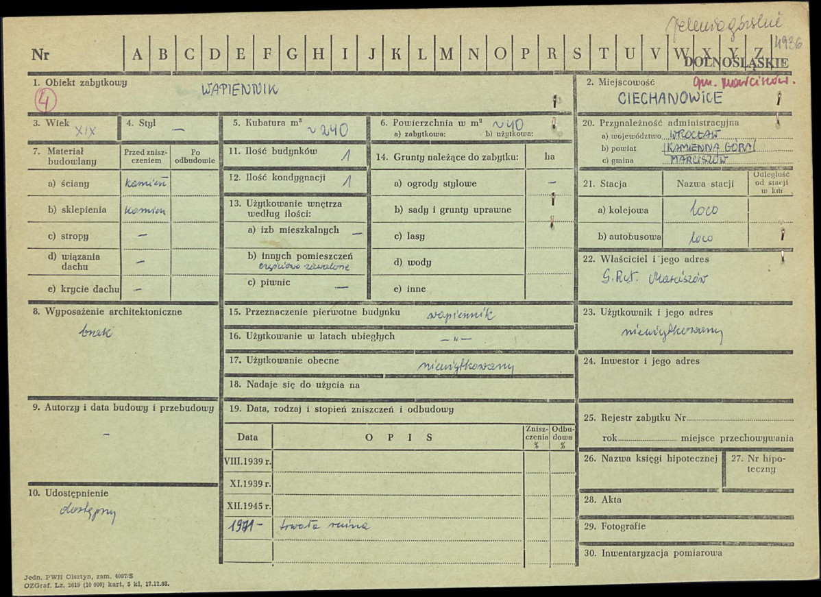 Karta zielona, skan nr 1
