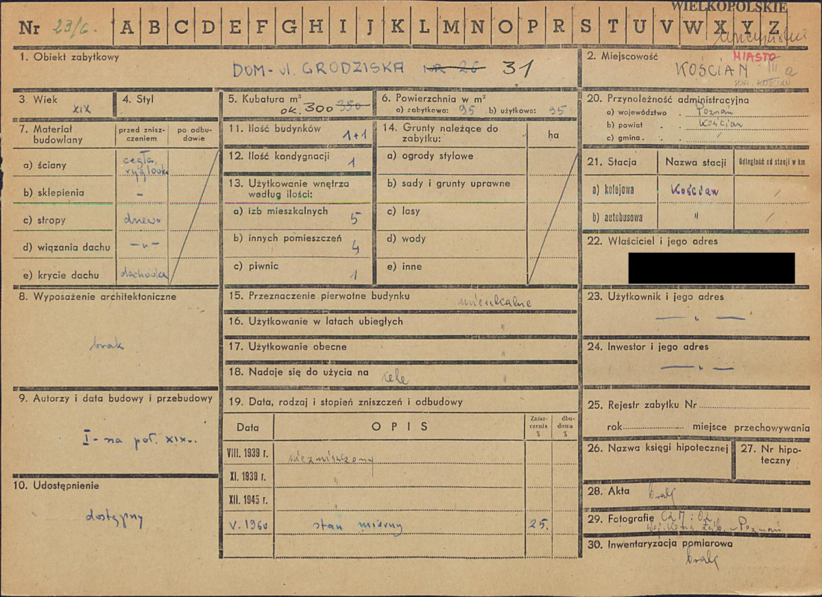 KZ - Karta zielona, skan nr 1