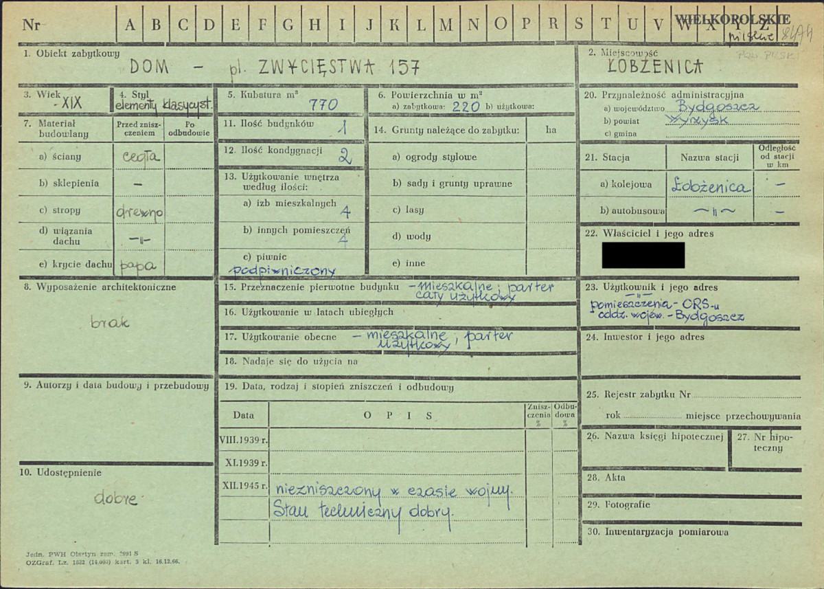 KZ - Karta zielona, skan nr 1