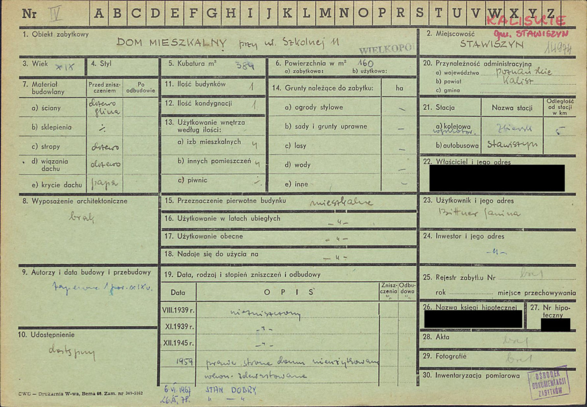 KZ - Karta zielona, skan nr 1