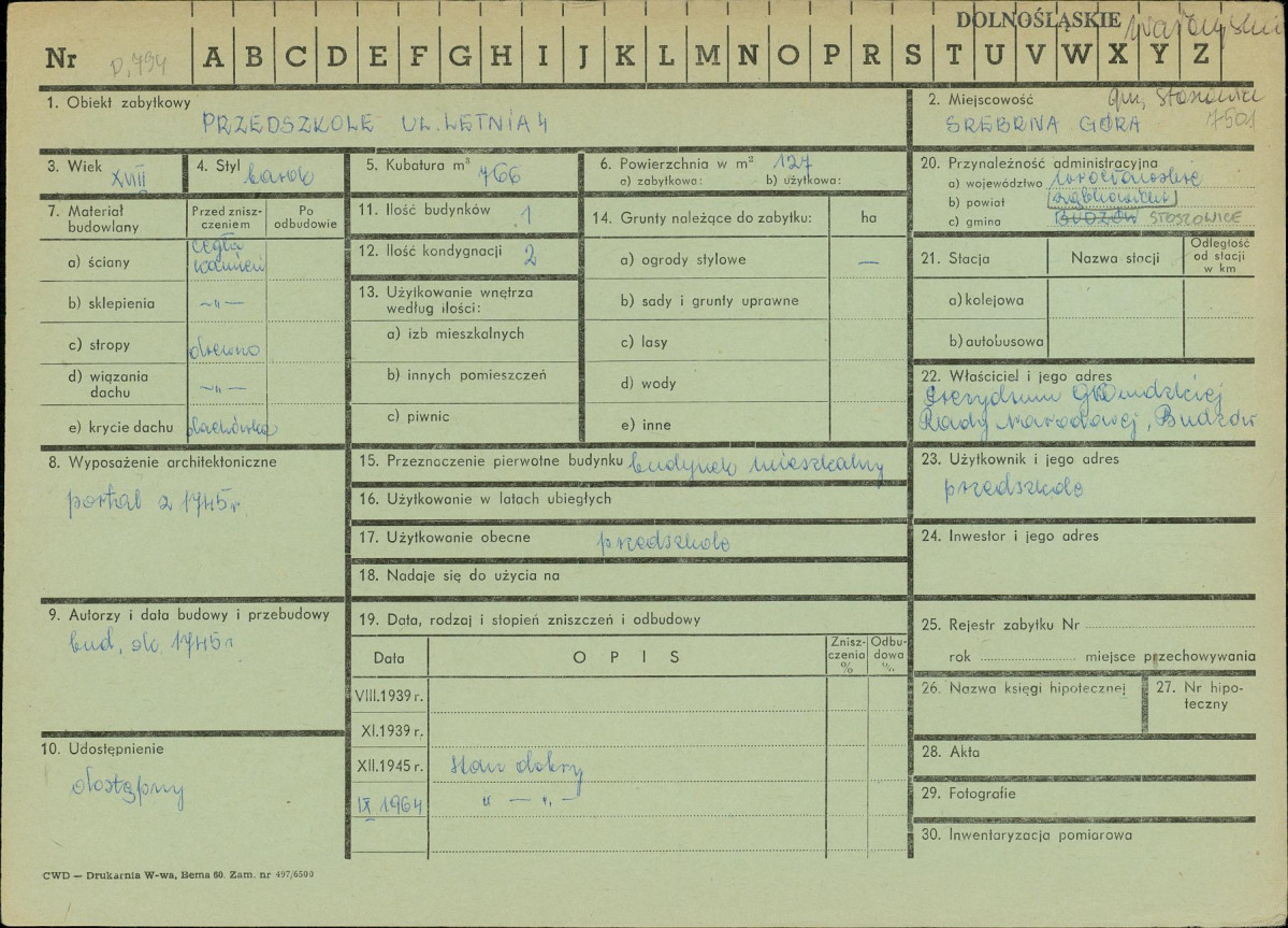 KZ - Karta zielona, skan nr 1