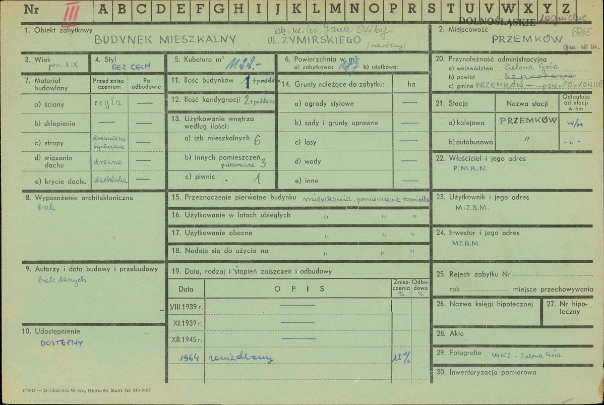 Karta zielona, skan nr 1