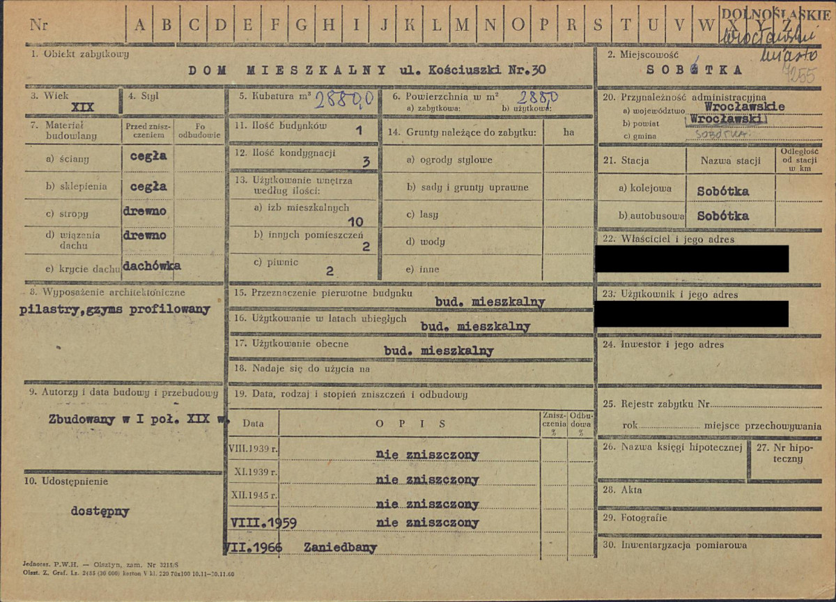 KZ - Karta zielona, skan nr 1