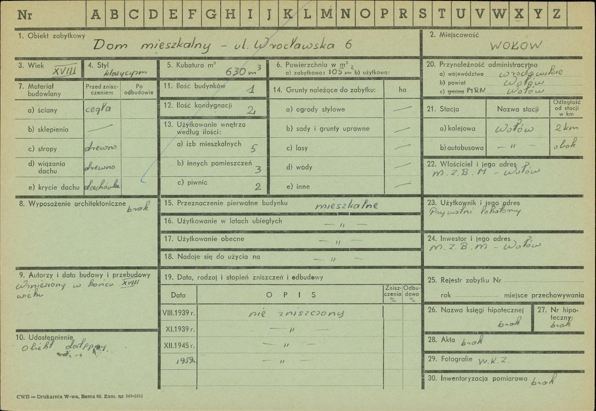 Karta zielona, skan nr 1
