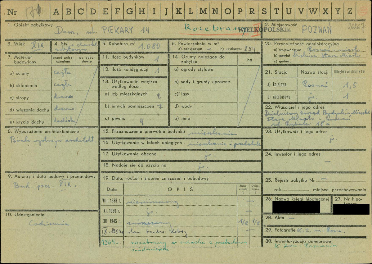 KZ - Karta zielona, skan nr 1